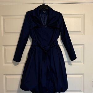 Samuel Dong bubble dress peacoat! Royal blue with a light shimmer. Very classic!